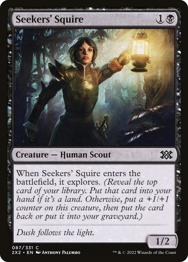 Seekers' Squire⁣ - Double Masters 2022⁣ (Common)⁣ [87]