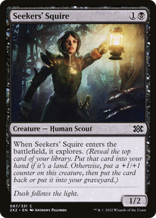 Seekers' Squire⁣ - Double Masters 2022⁣ (Common)⁣ [87]