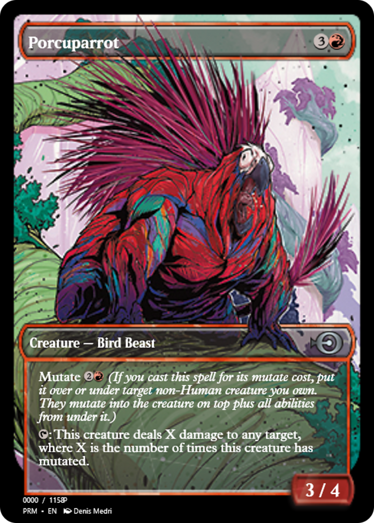 Porcuparrot (PRM-80965) - Magic Online Promos
