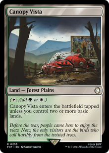 Canopy Vista⁣ - Universes Beyond: Fallout⁣ (Rare)⁣ [255]