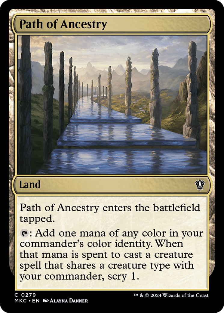 Path of Ancestry⁣ - Commander: Murders at Karlov Manor⁣ (Common)⁣ [279]