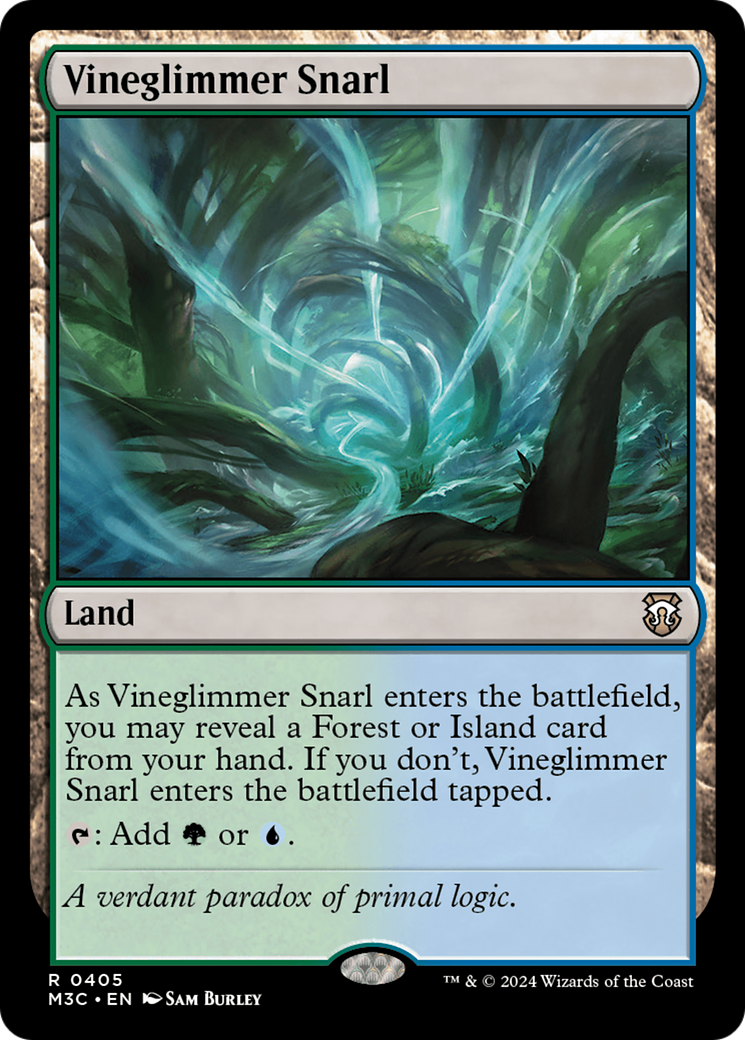 Vineglimmer Snarl⁣ - Commander: Modern Horizons 3⁣ (Rare)⁣ [405]