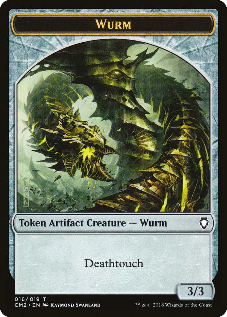Wurm Token (Deathtouch) (CM2-016) - Commander Anthology Volume II Tokens