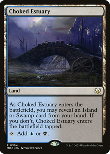 Choked Estuary⁣ - Commander: March of the Machine⁣ (Rare)⁣ [394]