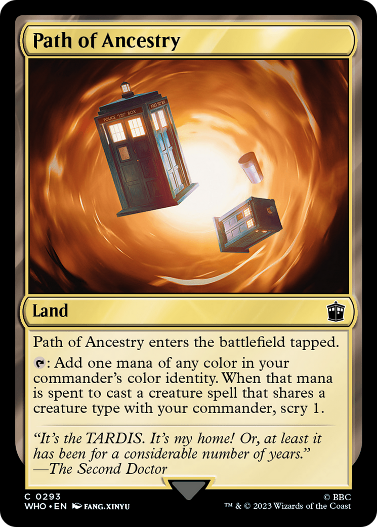 Path of Ancestry⁣ - Universes Beyond: Doctor Who⁣ (Common)⁣ [293]
