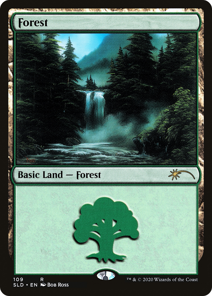 Forest (109) (Bob Ross) (SLD-109) - Secret Lair Drop Foil
