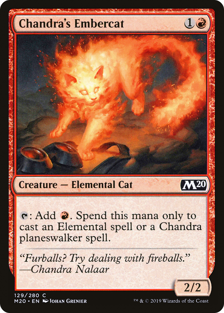 Chandra's Embercat⁣ - Core 2020⁣ (Common)⁣ [129]