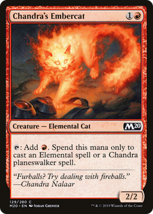 Chandra's Embercat⁣ - Core 2020⁣ (Common)⁣ [129]