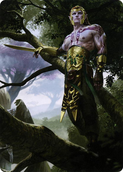 Tyvar Kell // Tyvar Kell (AKHM-053) - Kaldheim Art Series (Borderless) Foil