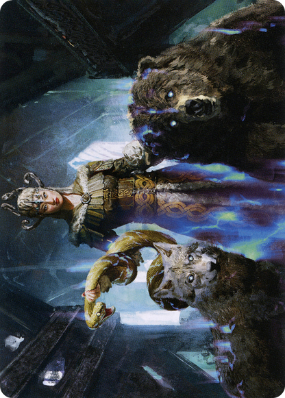 Kolvori, God of Kinship // Kolvori, God of Kinship (AKHM-048) - Kaldheim Art Series (Borderless) Foil
