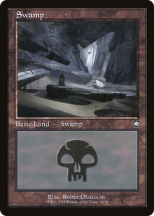 Swamp (V.2)⁣ - Commander: The Brothers' War⁣ (Land)⁣ [34]