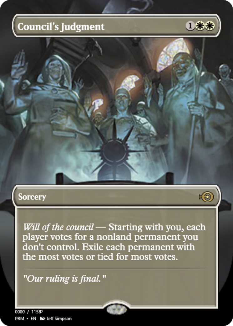 Council's Judgment (PRM-82820) - Magic Online Promos Foil