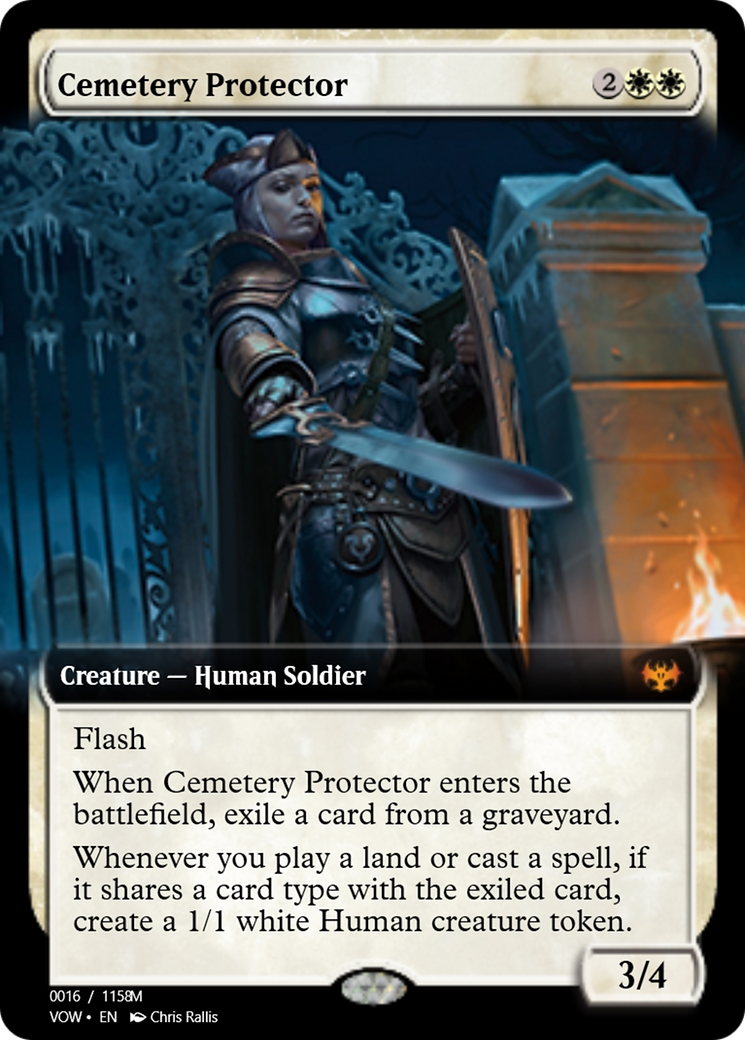 Cemetery Protector (PRM-95271) - Magic Online Promos Foil