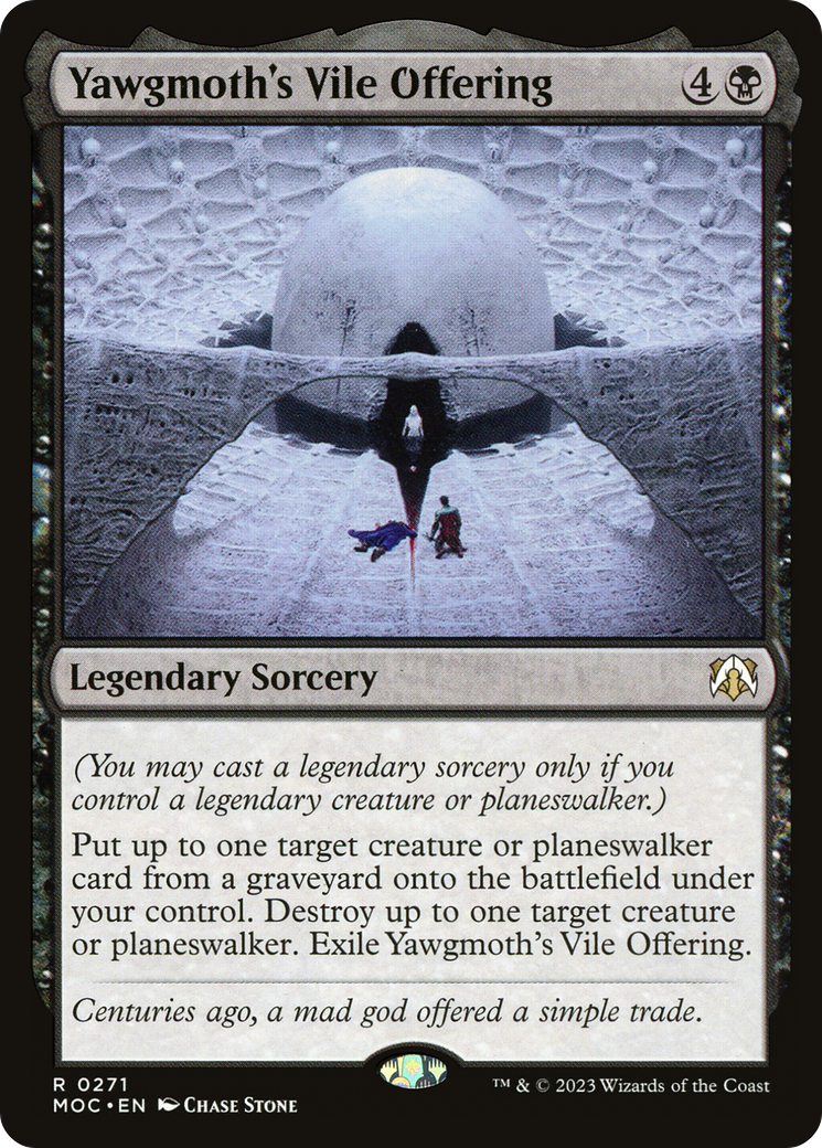Yawgmoth's Vile Offering⁣ - Commander: March of the Machine⁣ (Rare)⁣ [271]