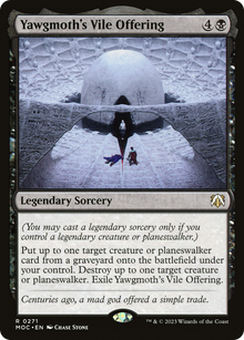 Yawgmoth's Vile Offering⁣ - Commander: March of the Machine⁣ (Rare)⁣ [271]