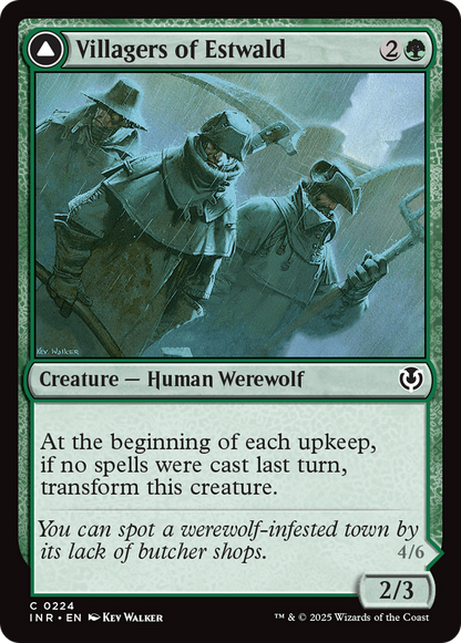 Villagers of Estwald // Howlpack of Estwald (INR-224) - Innistrad Remastered