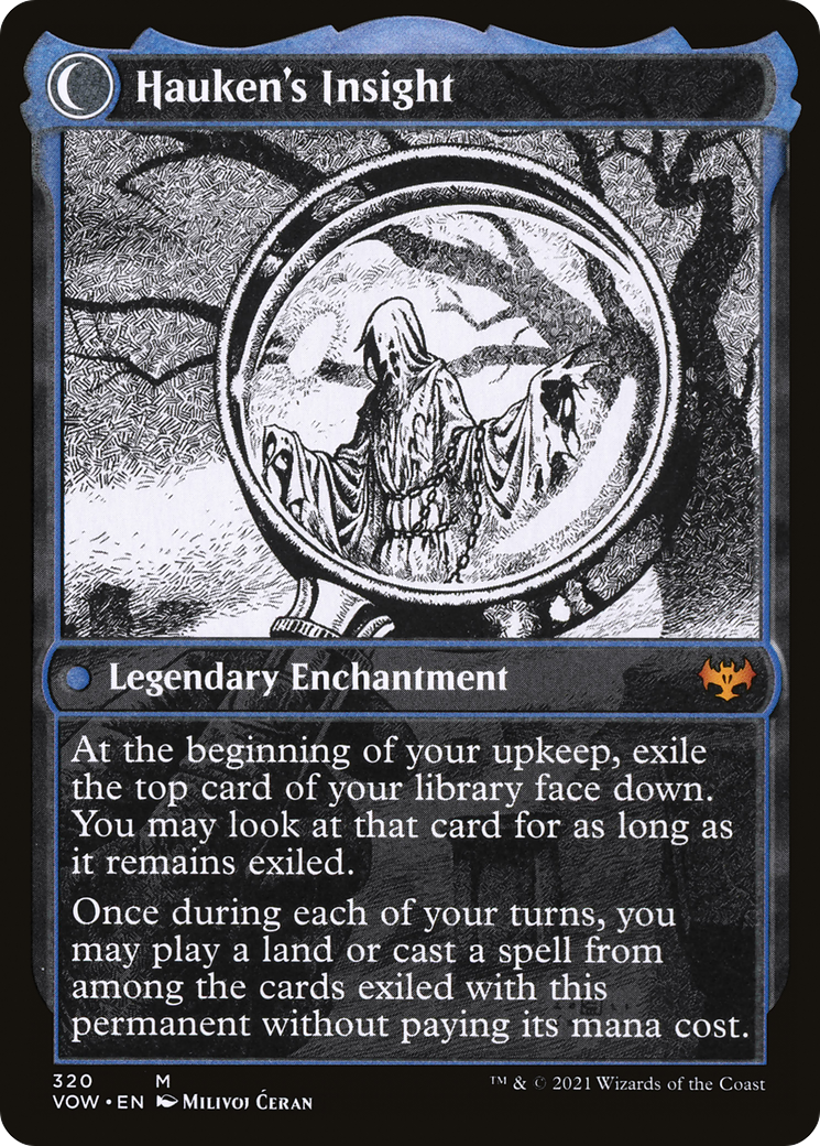 Jacob Hauken, Inspector (Showcase) (VOW-320) - Innistrad: Crimson Vow: (Showcase, Double Faced Transform) Foil