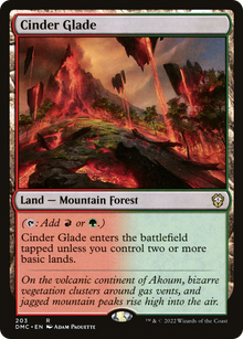 Cinder Glade⁣ - Commander: Dominaria United⁣ (Rare)⁣ [203]