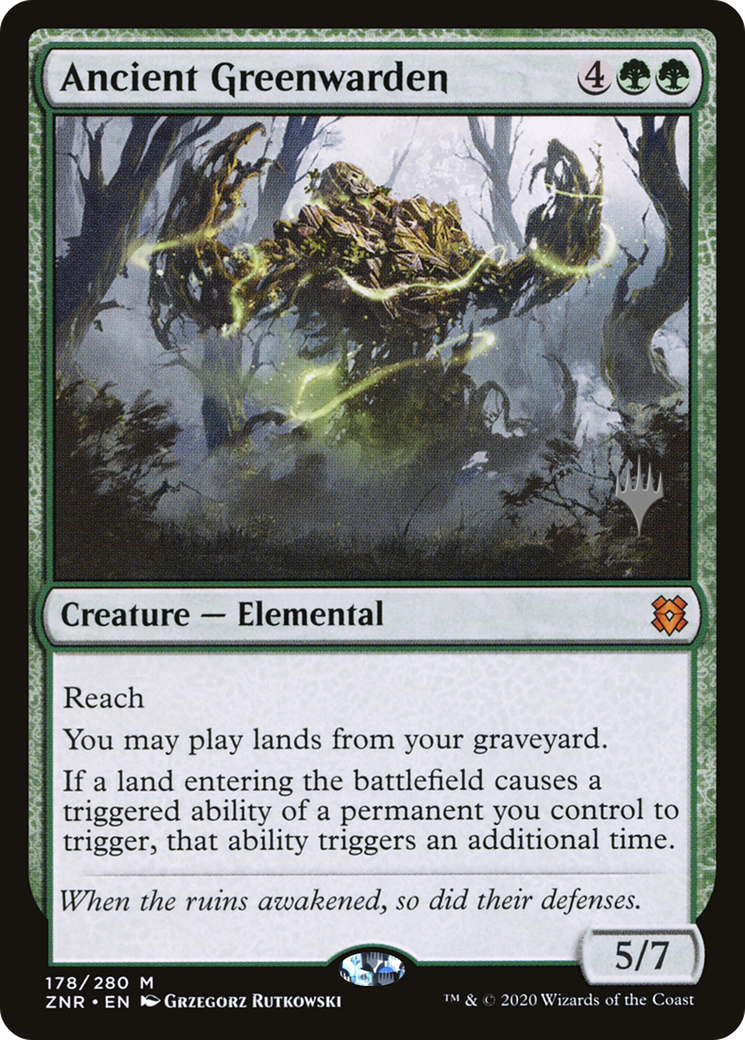 Ancient Greenwarden (PPZNR-178) - Zendikar Rising Promos