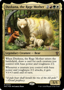 Duskana, the Rage Mother⁣ - Commander: Murders at Karlov Manor⁣ (Mythic)⁣ [5]