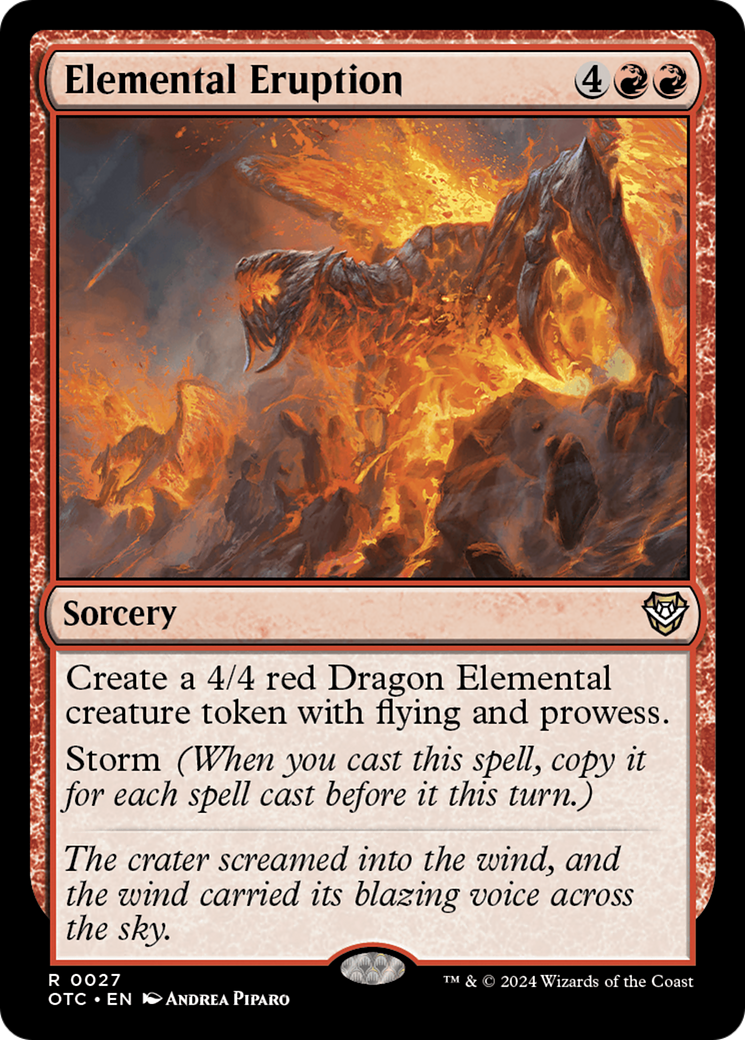 Elemental Eruption⁣ - Commander: Outlaws of Thunder Junction⁣ (Rare)⁣ [27]