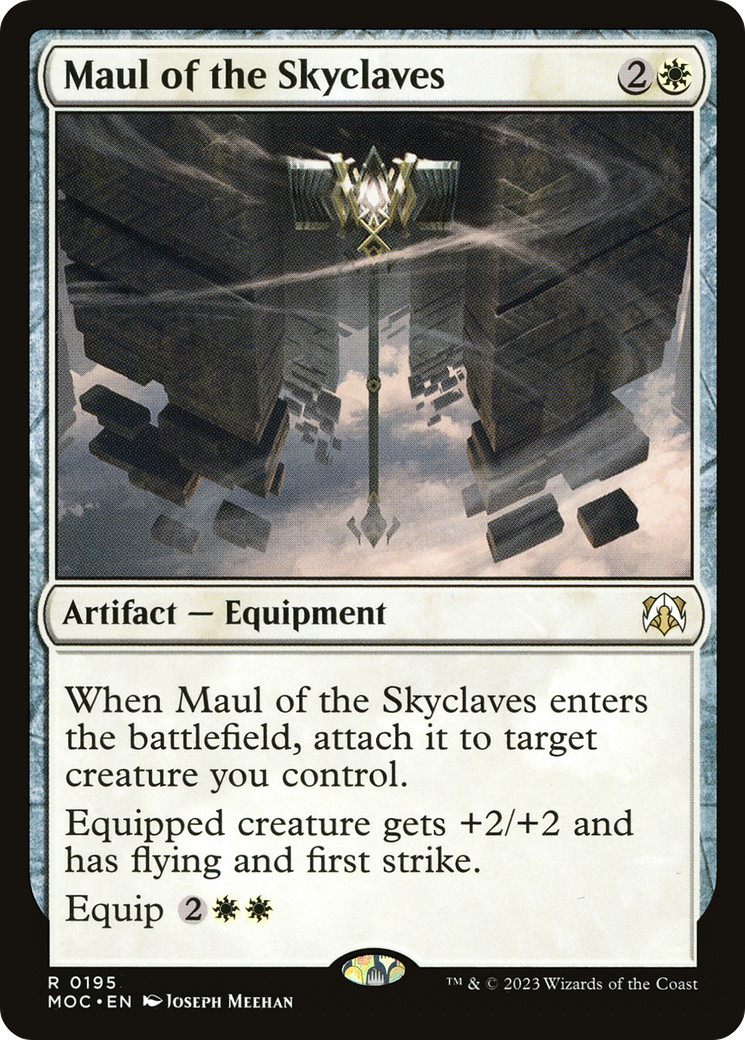 Maul of the Skyclaves⁣ - Commander: March of the Machine⁣ (Rare)⁣ [195]