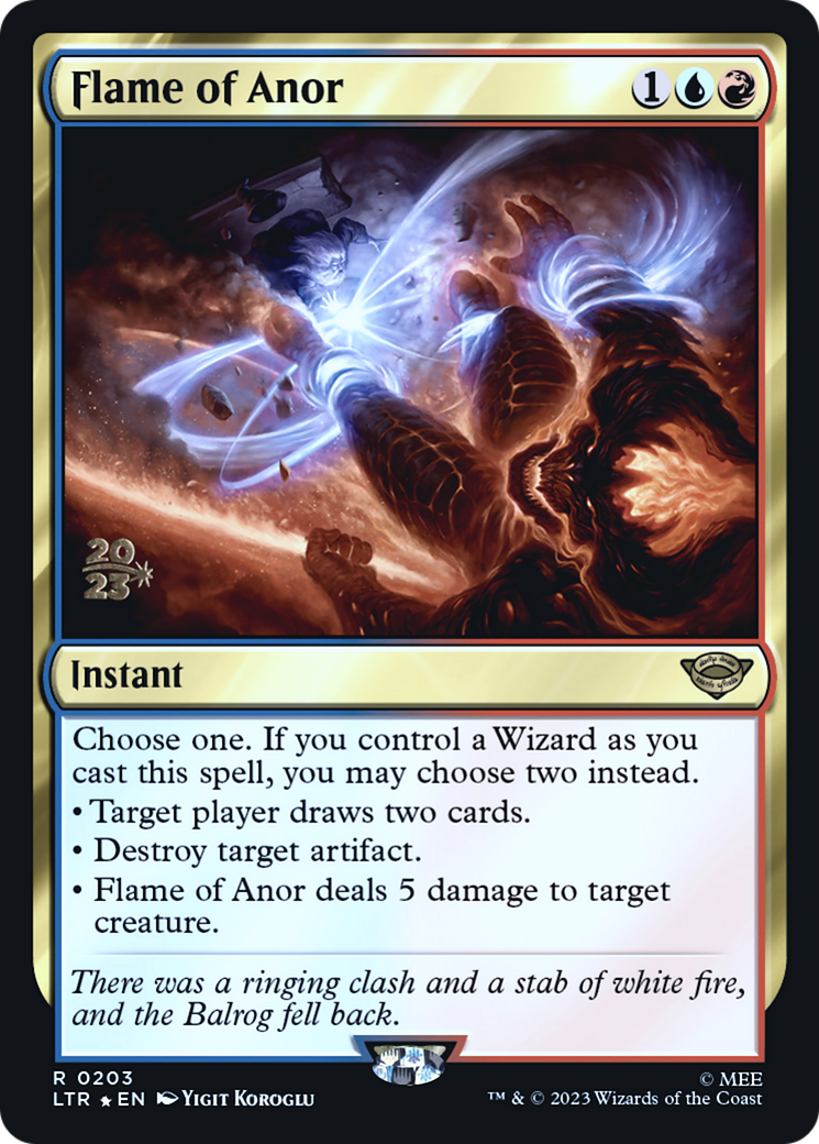 Flame of Anor (PRE-203S) - Tales of Middle-earth Promos Foil