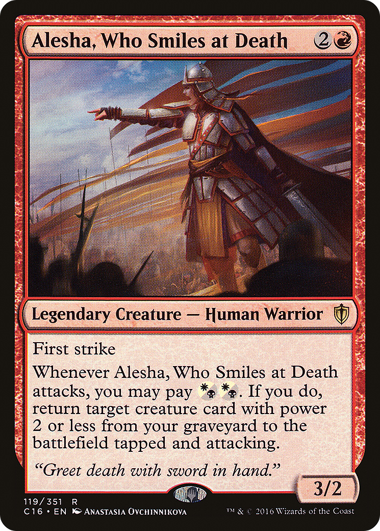 Alesha, Who Smiles at Death (C16-119) - Commander 2016