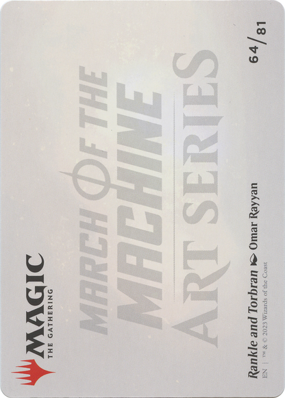 Rankle and Torbran // Rankle and Torbran (AMOM-064) - March of the Machine Art Series (Borderless) Foil