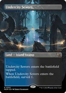 Undercity Sewers (Borderless) (MKM-332) - Murders at Karlov Manor (Borderless) Foil