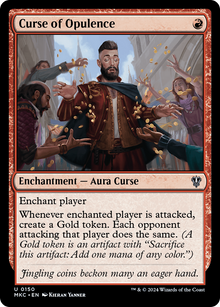 Curse of Opulence⁣ - Commander: Murders at Karlov Manor⁣ (Uncommon)⁣ [150]