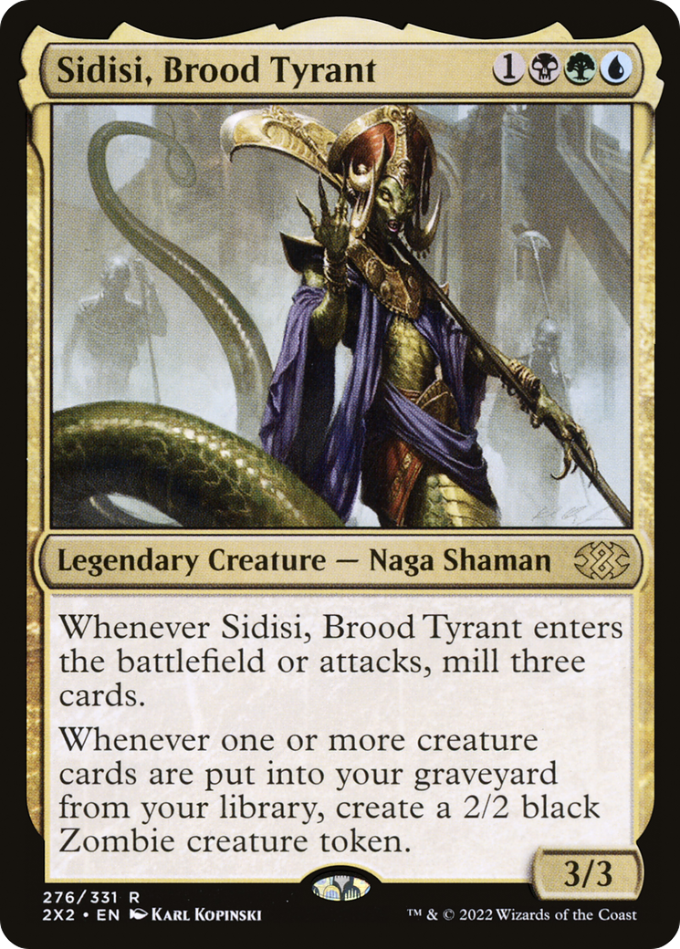 Sidisi, Brood Tyrant⁣ - Double Masters 2022⁣ (Rare)⁣ [276]