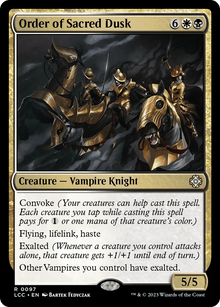 Order of Sacred Dusk⁣ - Commander: The Lost Caverns of Ixalan⁣ (Rare)⁣ [97]
