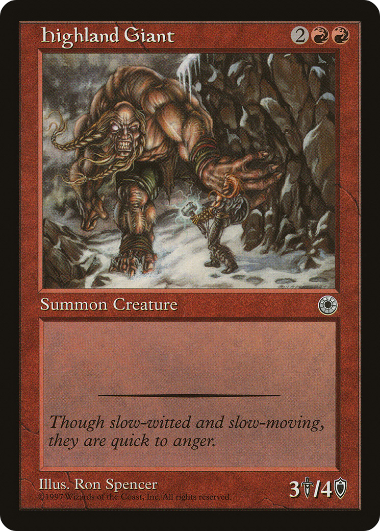 Highland Giant (POR-) - Portal