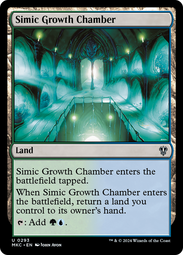 Simic Growth Chamber⁣ - Commander: Murders at Karlov Manor⁣ (Uncommon)⁣ [293]