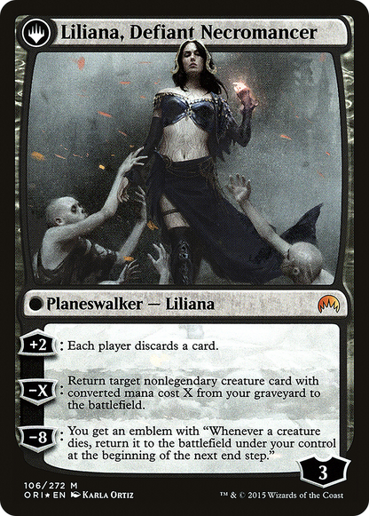 Liliana, Heretical Healer (PRE-106S) - Magic Origins Promos: (originpwdfc) Foil