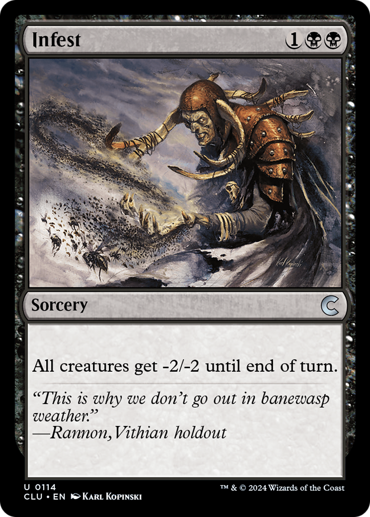 Infest (CLU-114) - Ravnica: Clue Edition