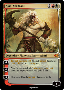 Ajani Vengeant (PRM-31969) - Magic Online Promos Foil