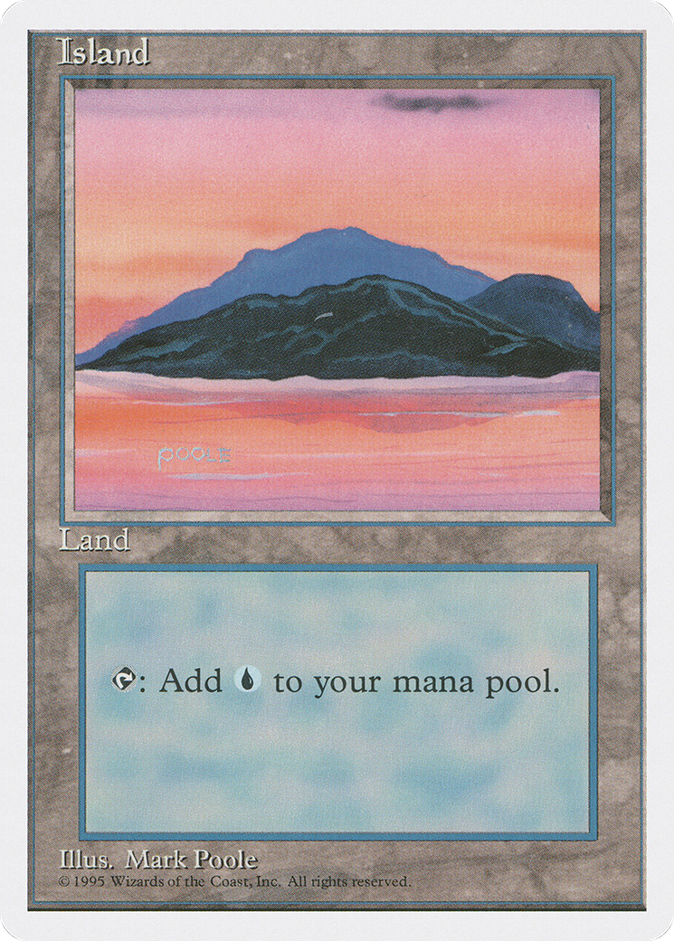 Island (C) (4ED-369) - Fourth Edition