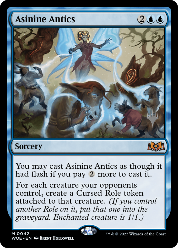 Asinine Antics (PPWOE-42P) - Wilds of Eldraine Promos