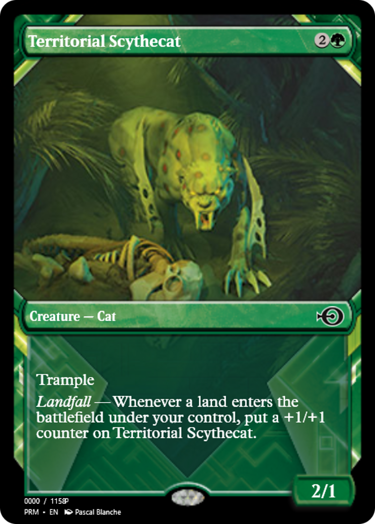 Territorial Scythecat (PRM-83704) - Magic Online Promos Foil