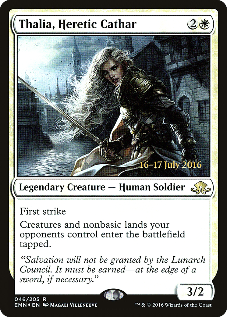 Thalia, Heretic Cathar (PRE-46S) - Eldritch Moon Promos Foil