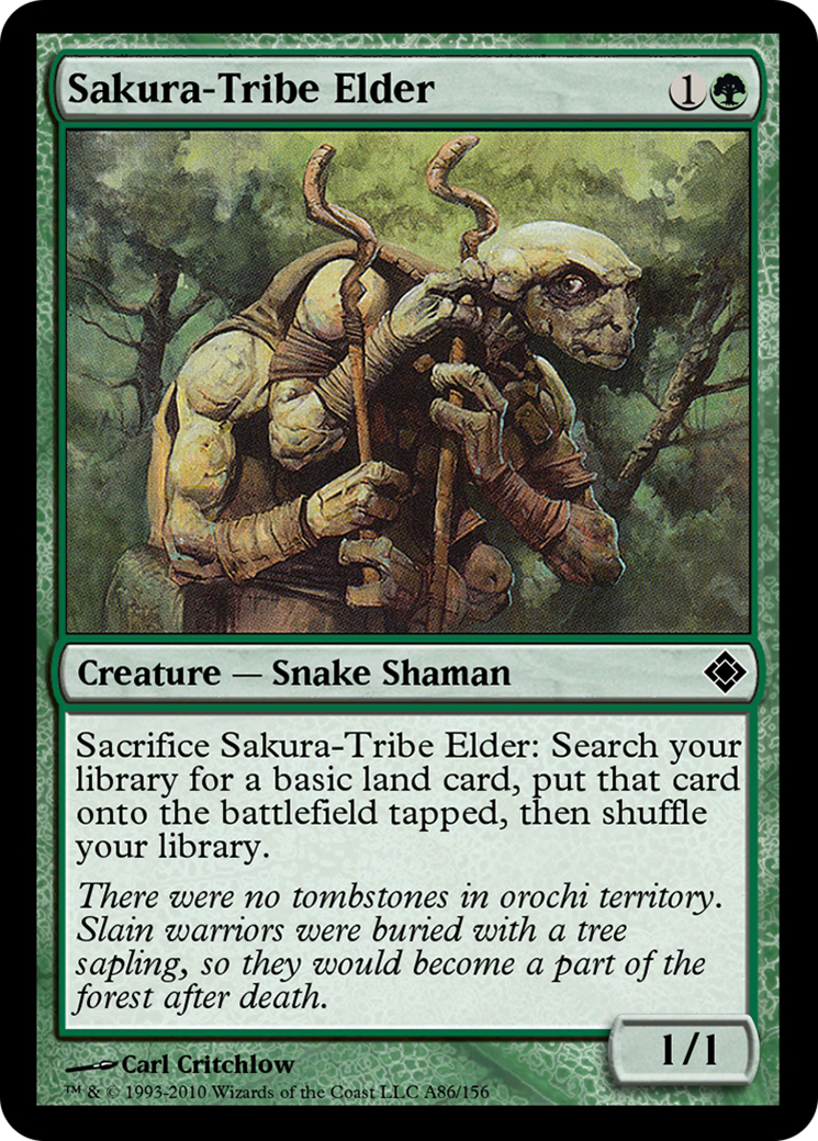 Sakura-Tribe Elder (TD0-A86) - Magic Online Theme Decks