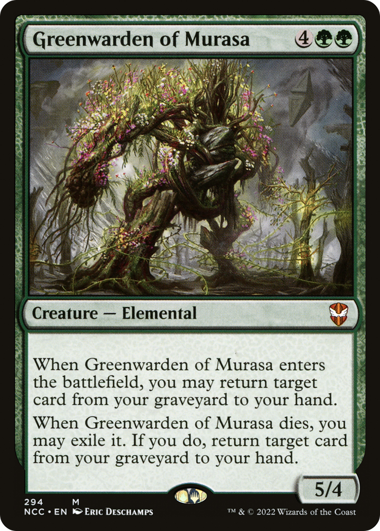 Greenwarden of Murasa⁣ - Commander: Streets of New Capenna⁣ (Mythic)⁣ [294]