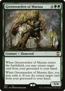 Greenwarden of Murasa⁣ - Commander: Streets of New Capenna⁣ (Mythic)⁣ [294]