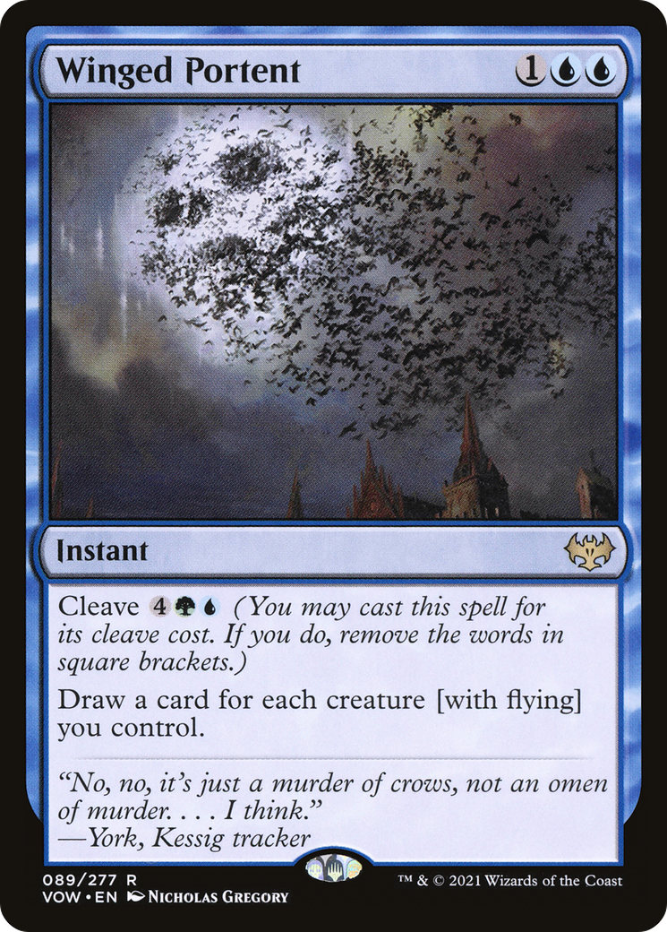 Winged Portent (VOW-089) - Innistrad: Crimson Vow