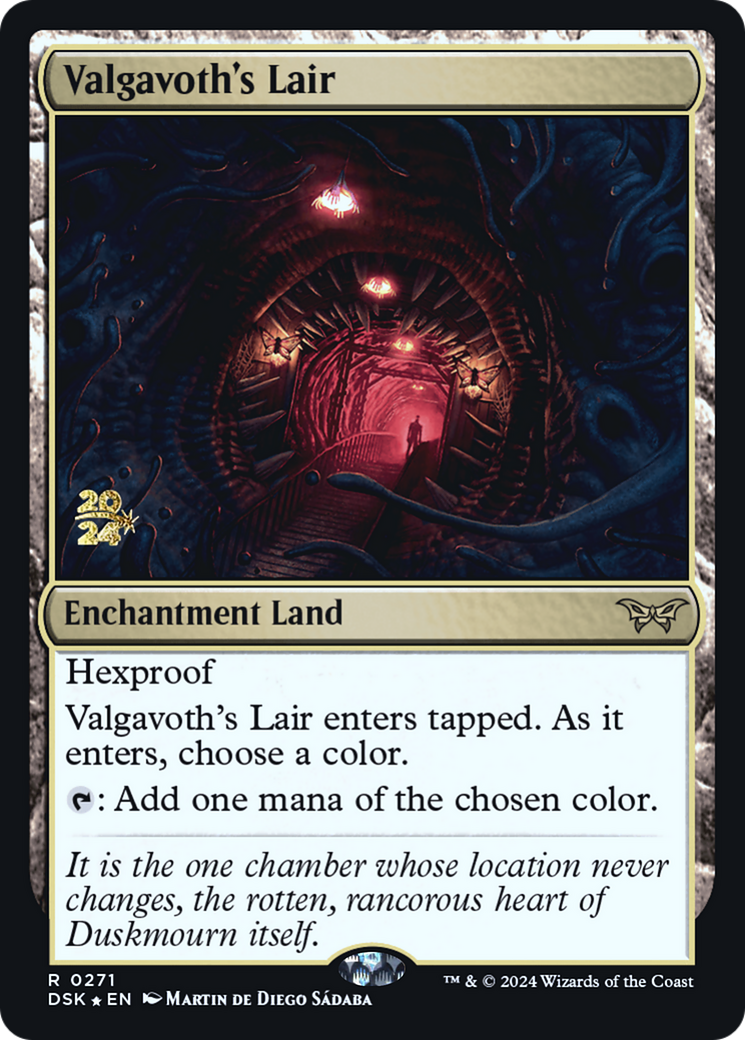 Valgavoth's Lair (PRE-271S) - Duskmourn: House of Horror Promos Foil