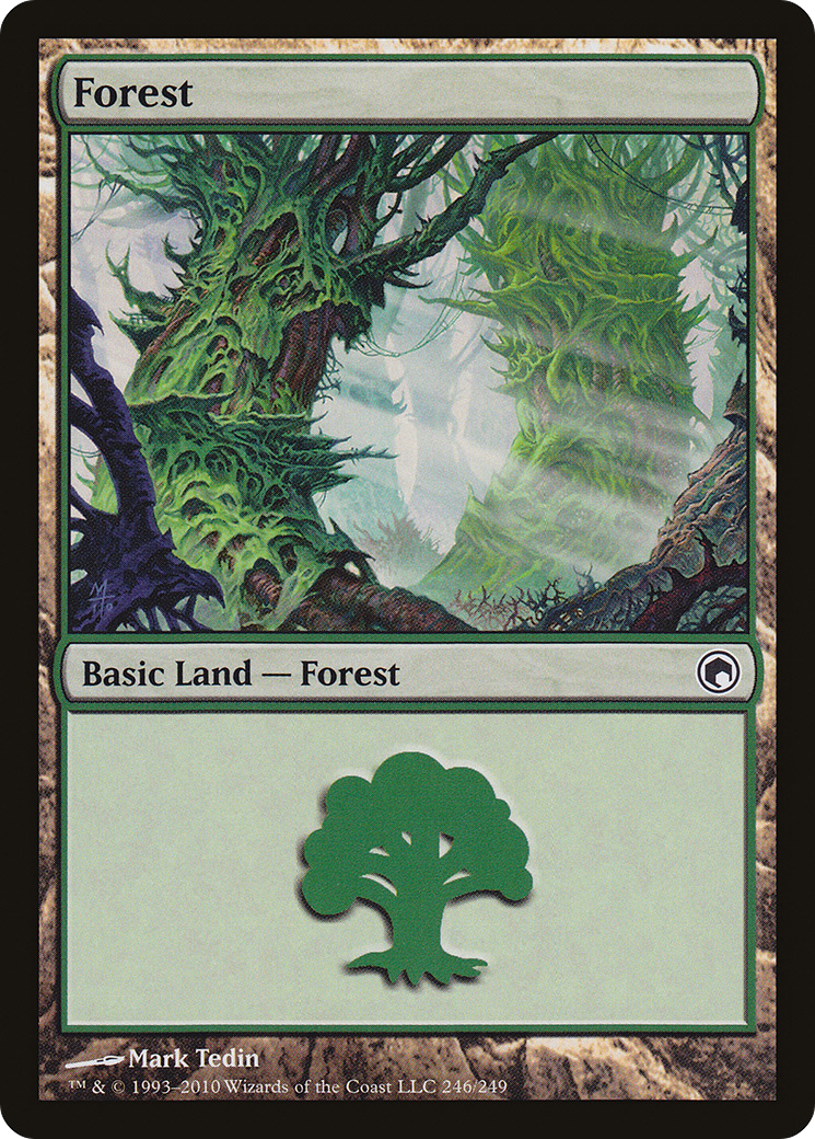 Forest (SOM-246) - Scars of Mirrodin