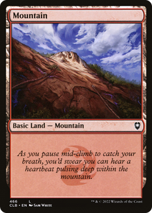 Mountain (V.4)⁣ - Commander Legends: Battle for Baldur's Gate: Extras⁣ (Land)⁣ [466]
