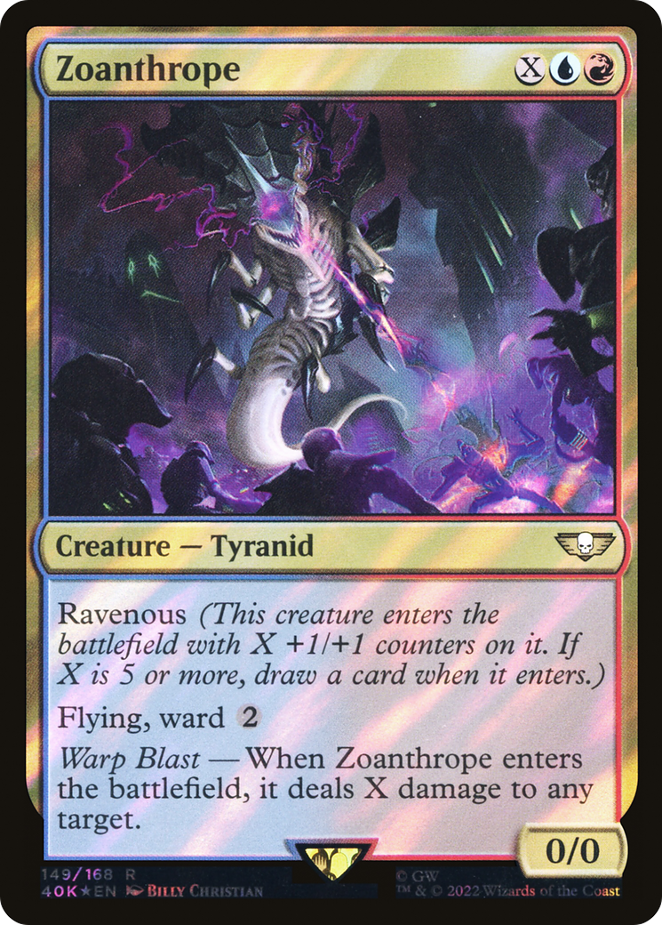 Zoanthrope (Surge Foil) (40K-149★) - Warhammer 40,000 Commander Foil
